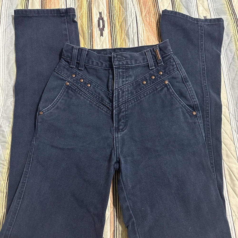 Rockies Women's High Rise Dark Blue Jeans